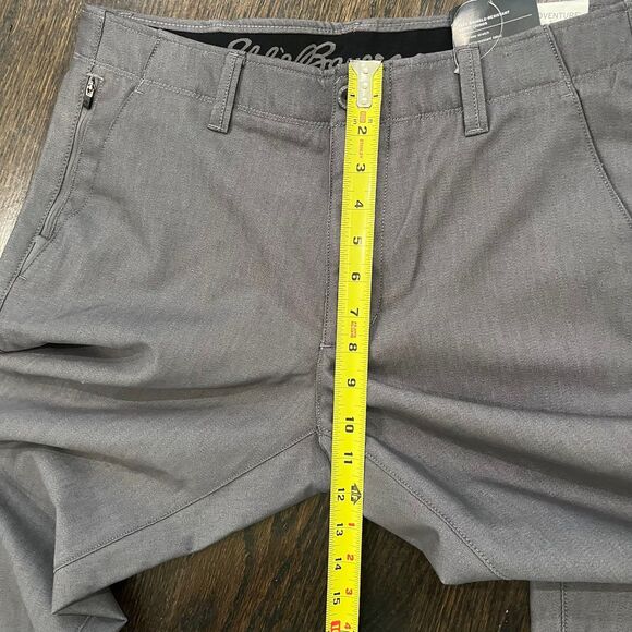 Eddie Bauer Men’s Flex WR Sport Chino 34x32 Smoke Gray Stretch Wrinkle Resistant - Picture 9 of 10